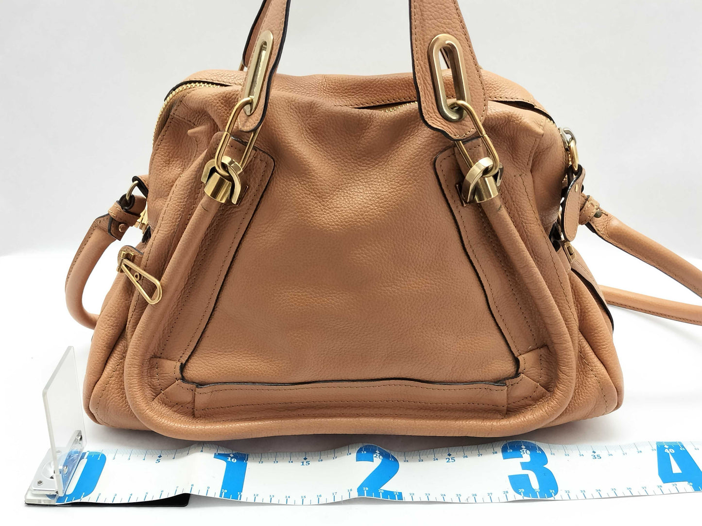 Chloe Paraty 2-way leather brown shoulder bag