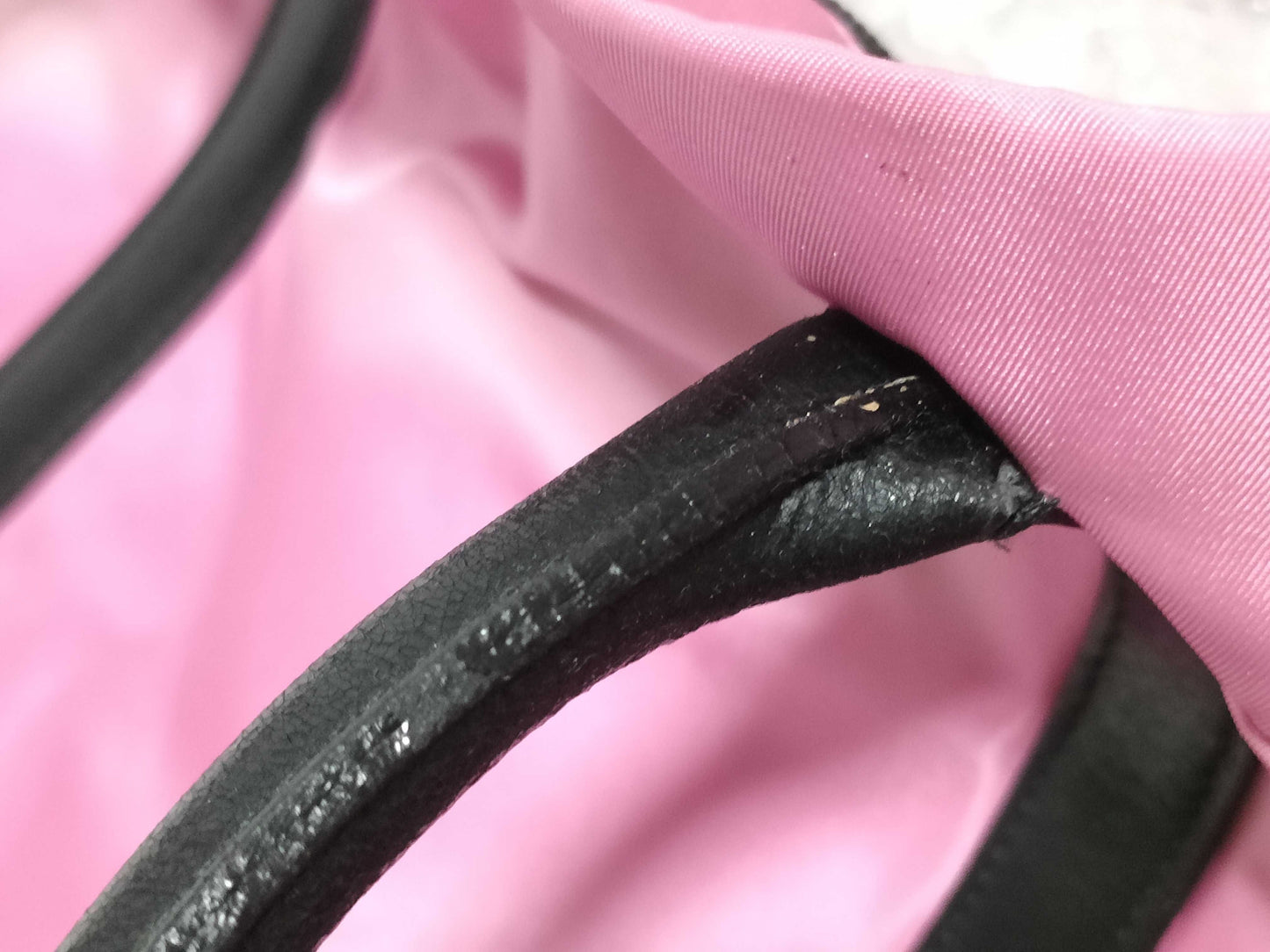 PRADA nylon pink tote bag