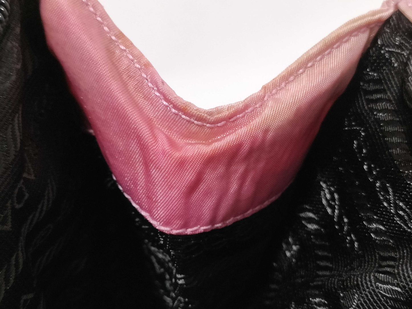 PRADA nylon pink tote bag