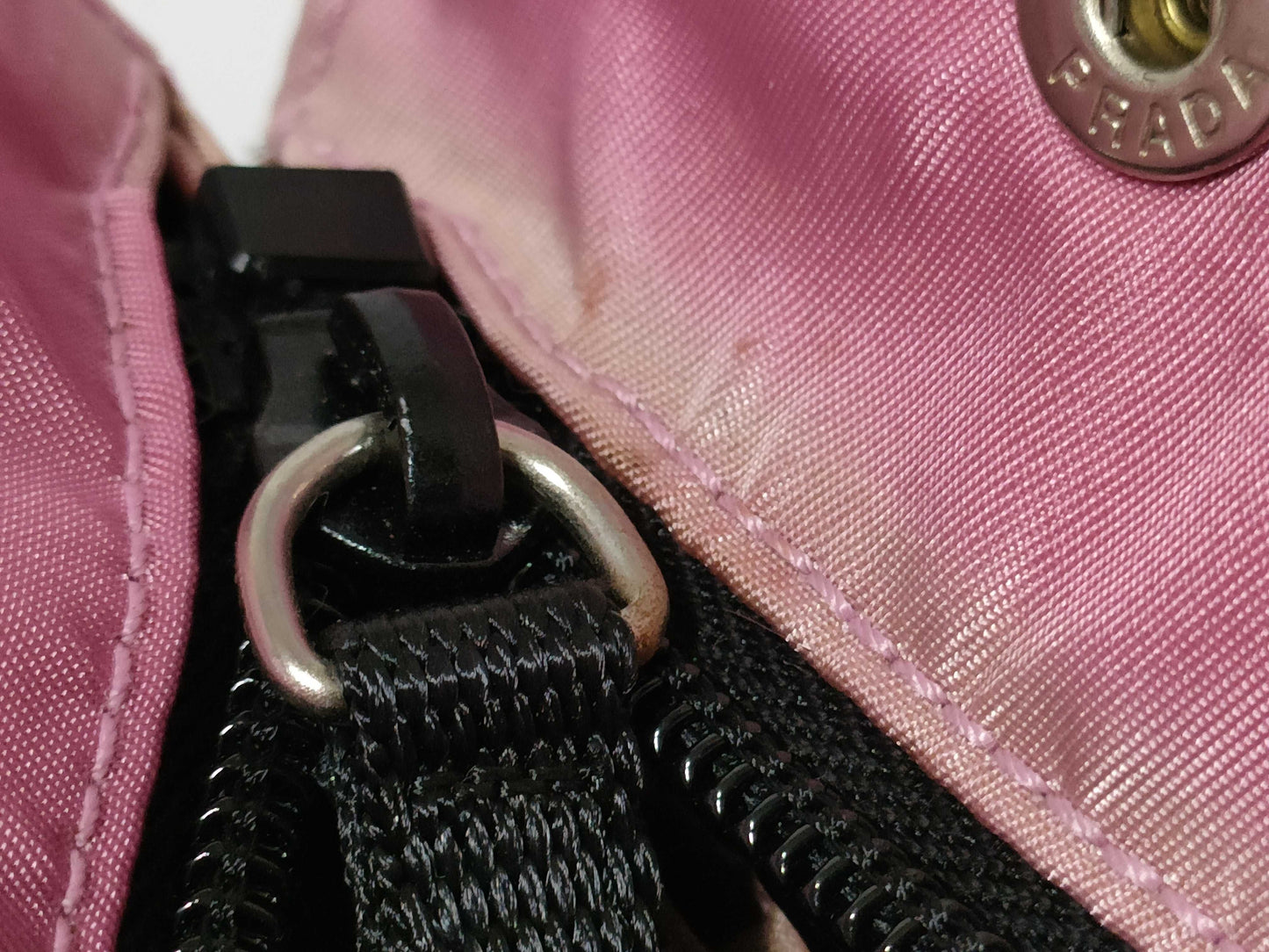 PRADA nylon pink tote bag