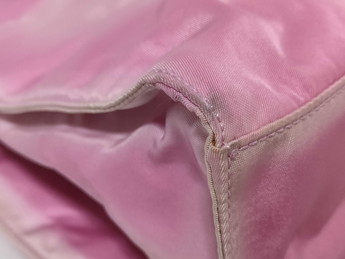 PRADA nylon pink tote bag