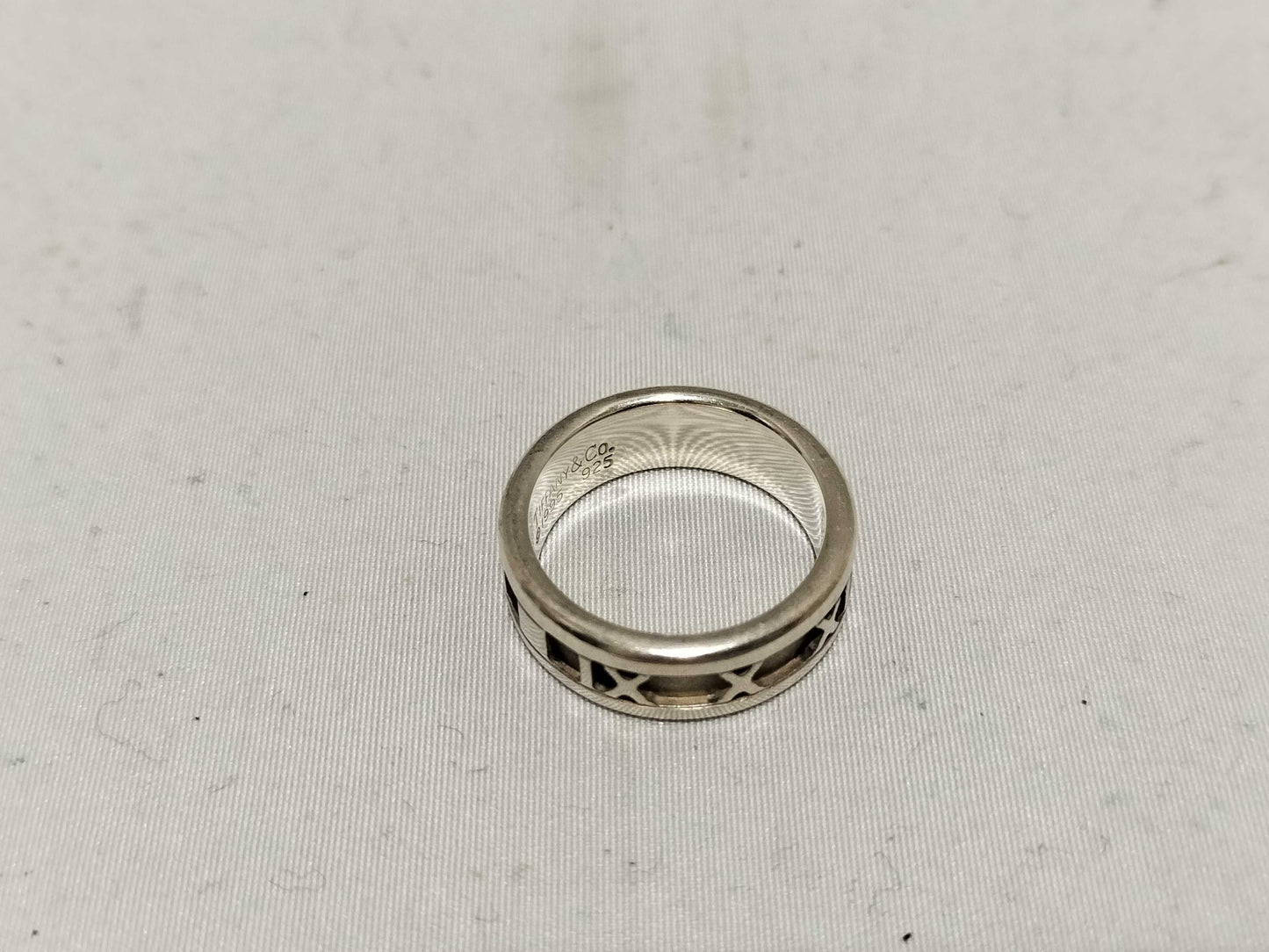 Tiffany & Co. Atlas Numeric Silver Ring