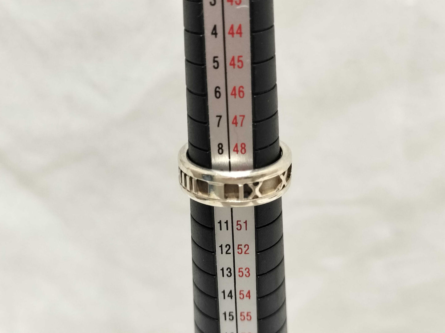 Tiffany & Co. Atlas Numeric Silver Ring