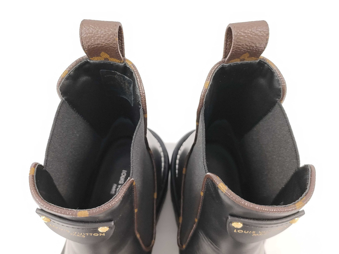 LOUIS VUITTON Bobur Ankle Boots Size 38 Other Shoes