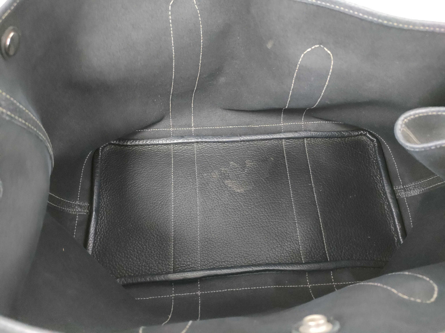 HERMES Garden Party K Stamped Tote Bag