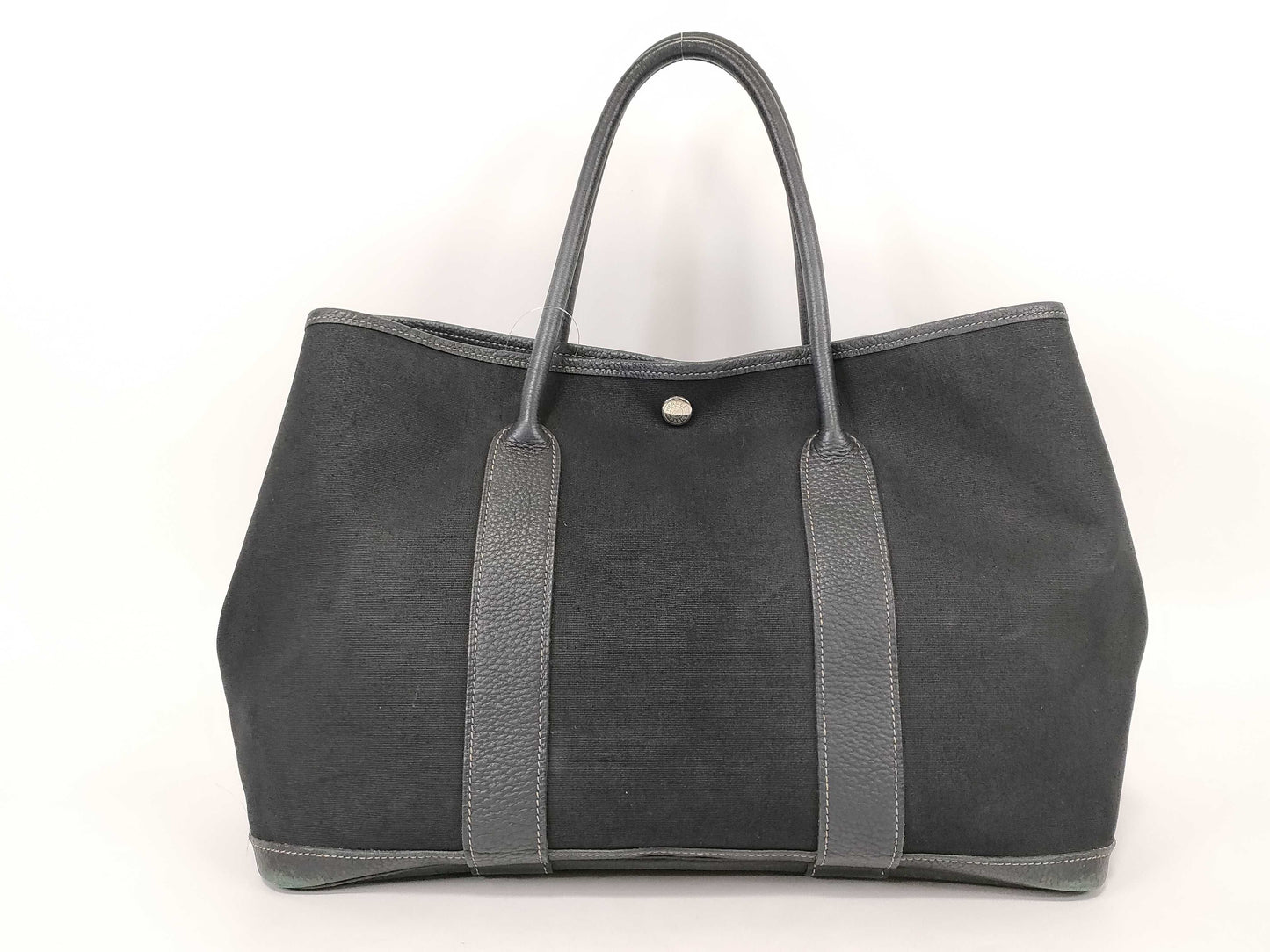 HERMES Garden Party K Stamped Tote Bag