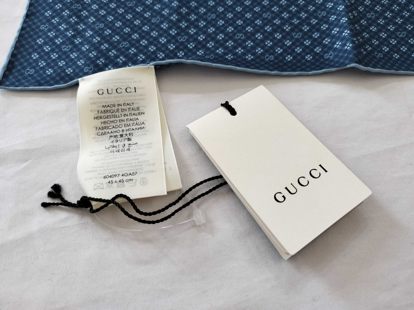 GUCCI 3-piece set including scarf, handkerchief, and scarf