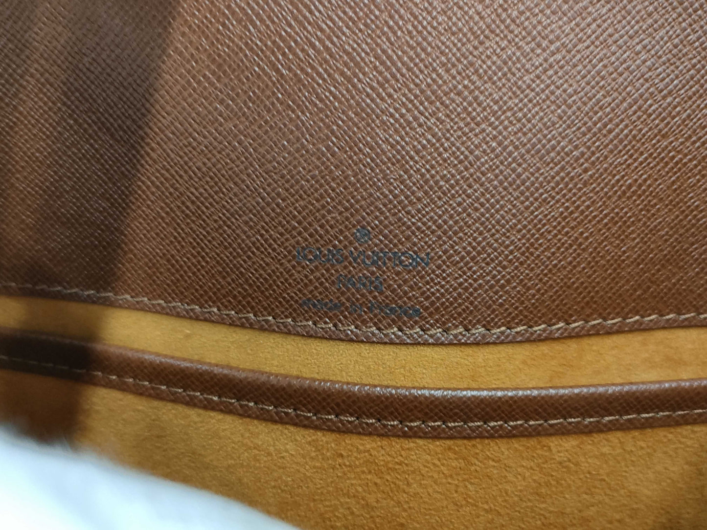 LOUIS VUITTON SP0042 Damier Azur Musette Tango Shoulder Bag