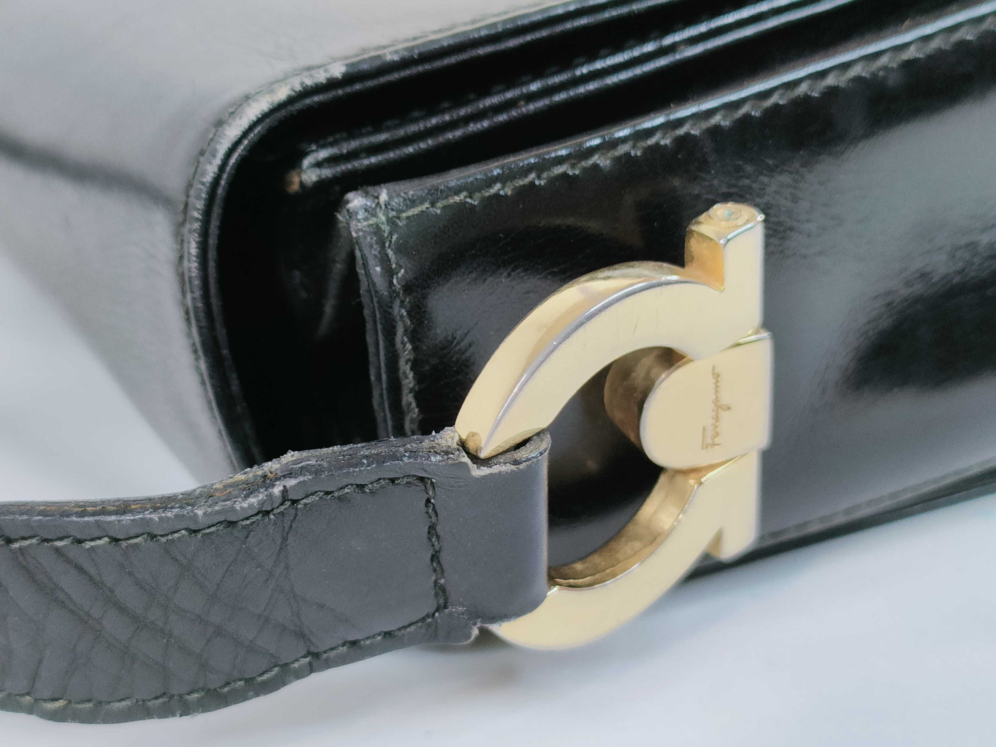Salvatore Ferragamo Gancini Shoulder Bag