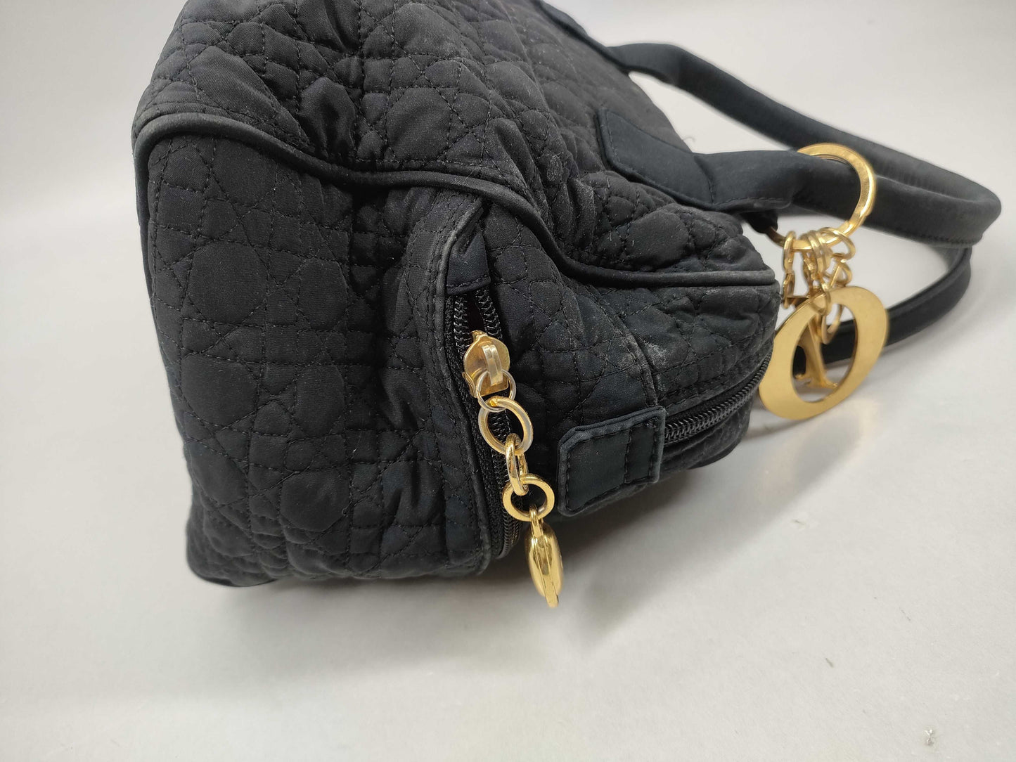 Dior Lady Dior Cannage/Nylon/GD Hardware/Handbag