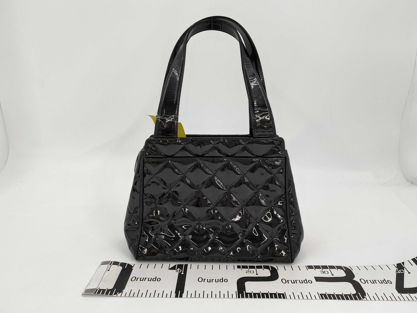 CHANEL Enamel Quilted Handbag