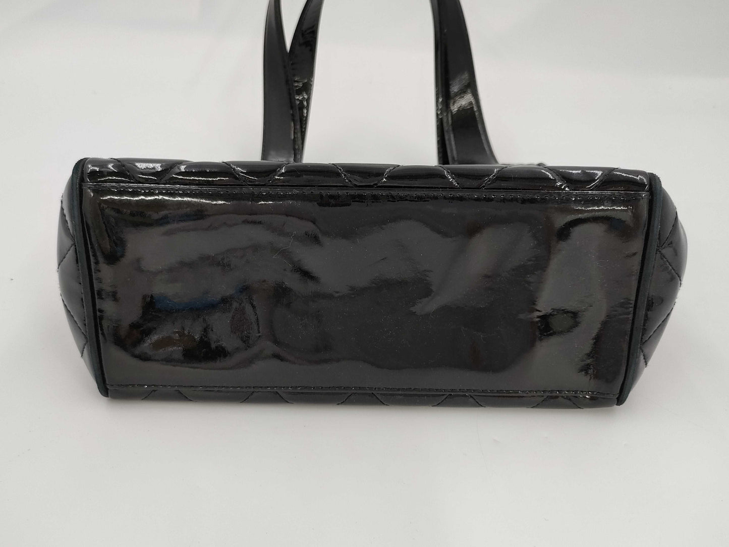 CHANEL Enamel Quilted Handbag