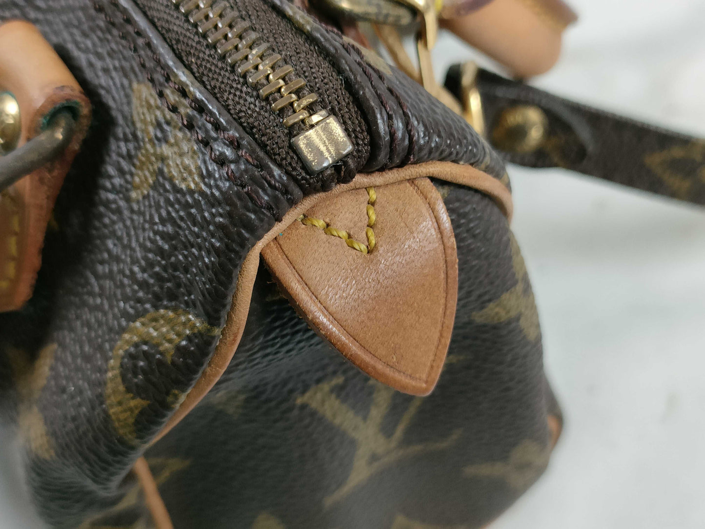LOUIS VUITTON RFID Unverifiable TH 0932 Monogram M41534 Mini Speedy Pouch