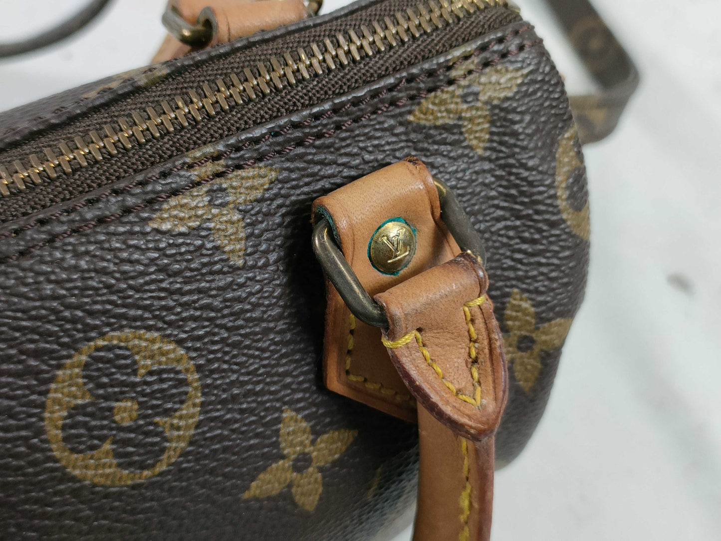 LOUIS VUITTON RFID Unverifiable TH 0932 Monogram M41534 Mini Speedy Pouch