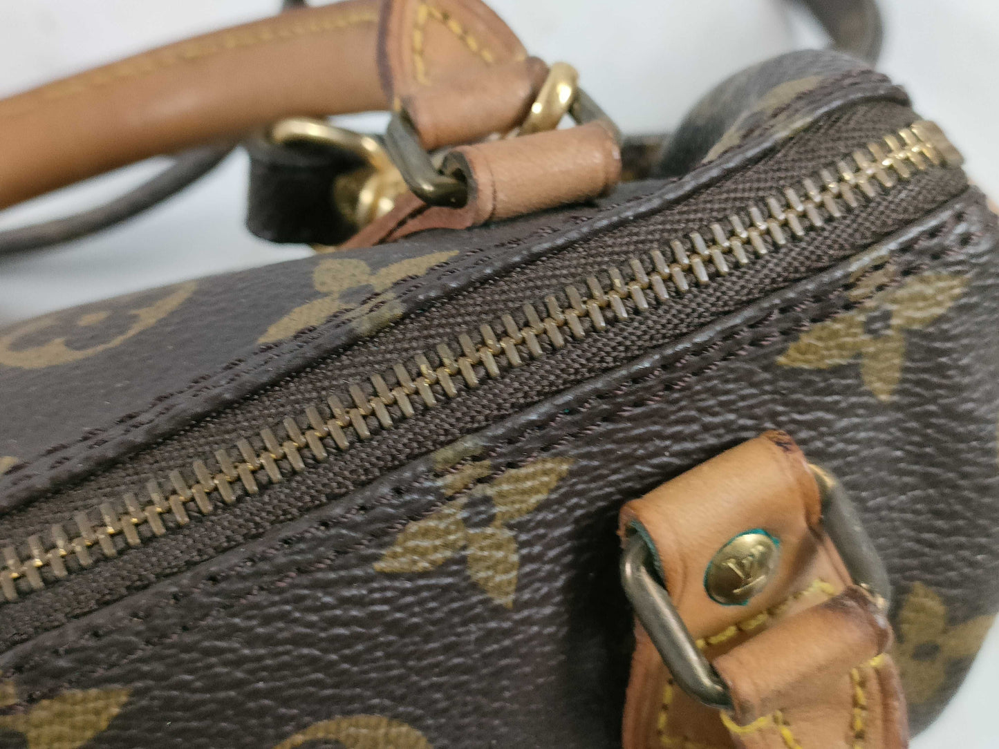LOUIS VUITTON RFID Unverifiable TH 0932 Monogram M41534 Mini Speedy Pouch
