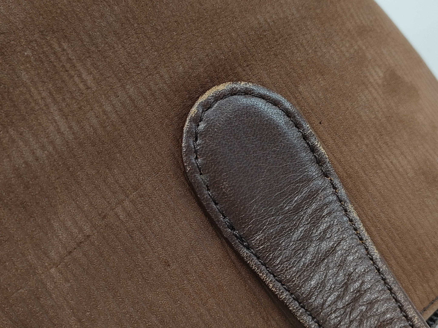 GIVENCHY Suede-Look Leather Handbag Brown