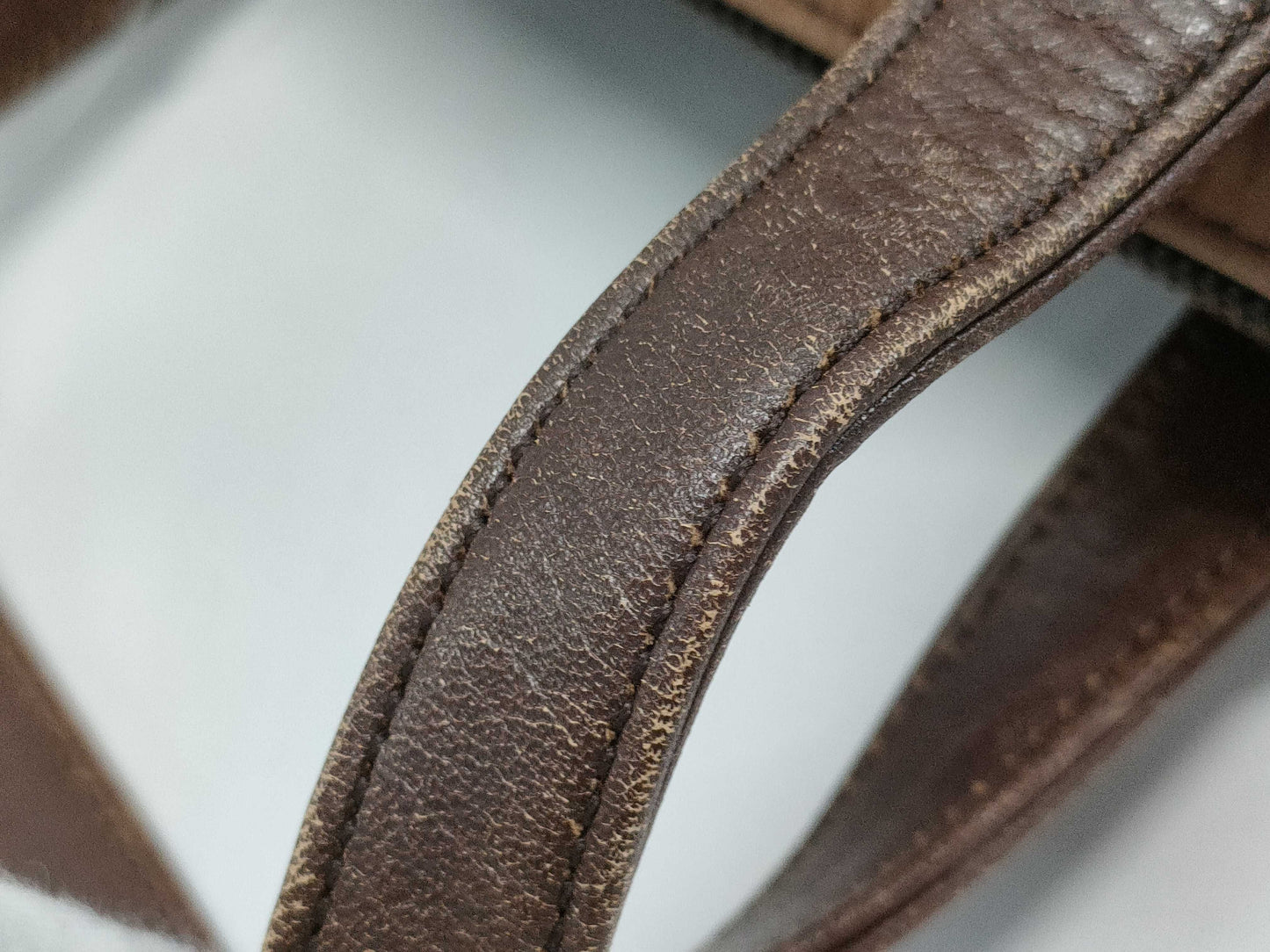 GIVENCHY Suede-Look Leather Handbag Brown
