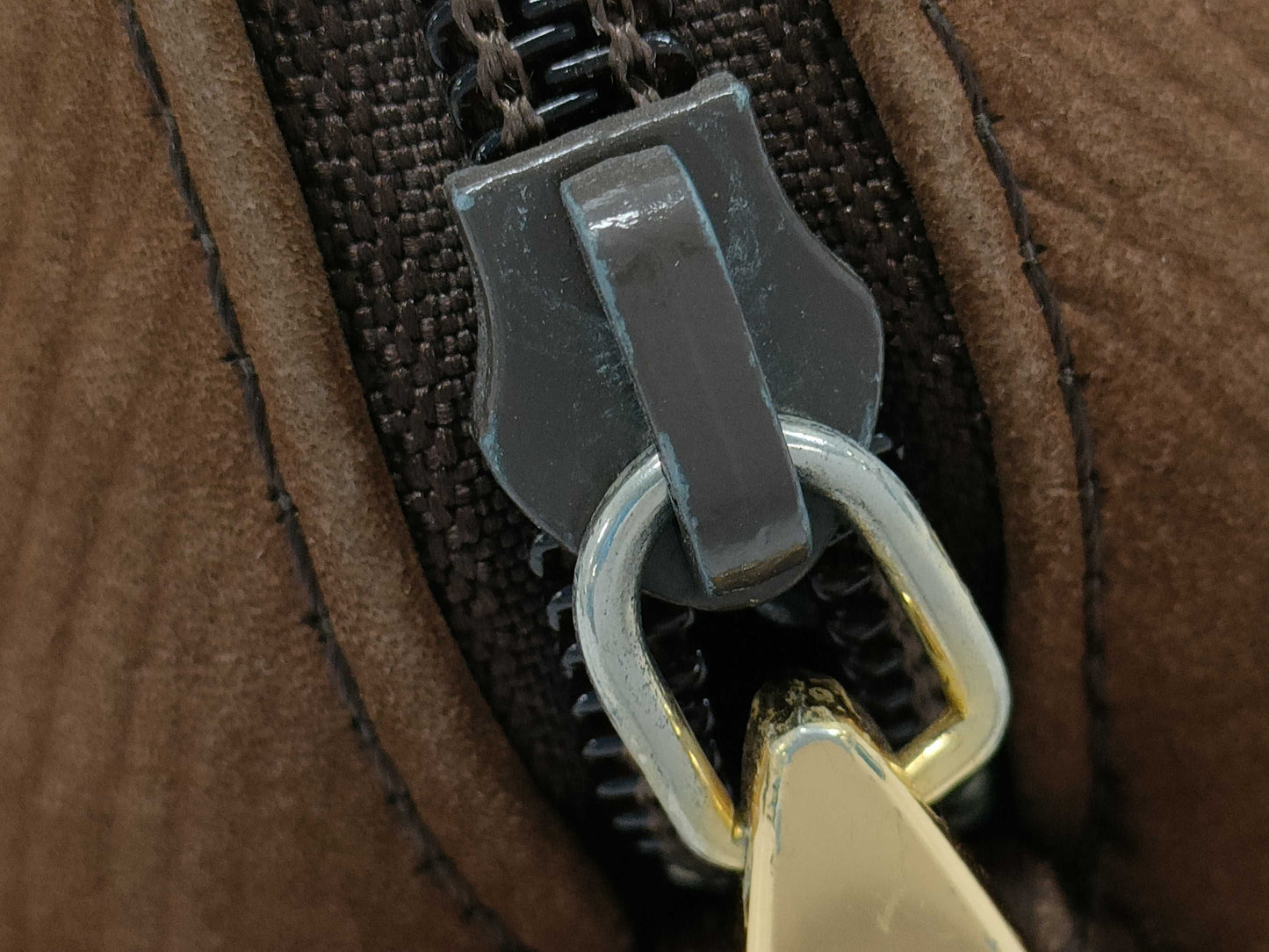 GIVENCHY Suede-Look Leather Handbag Brown