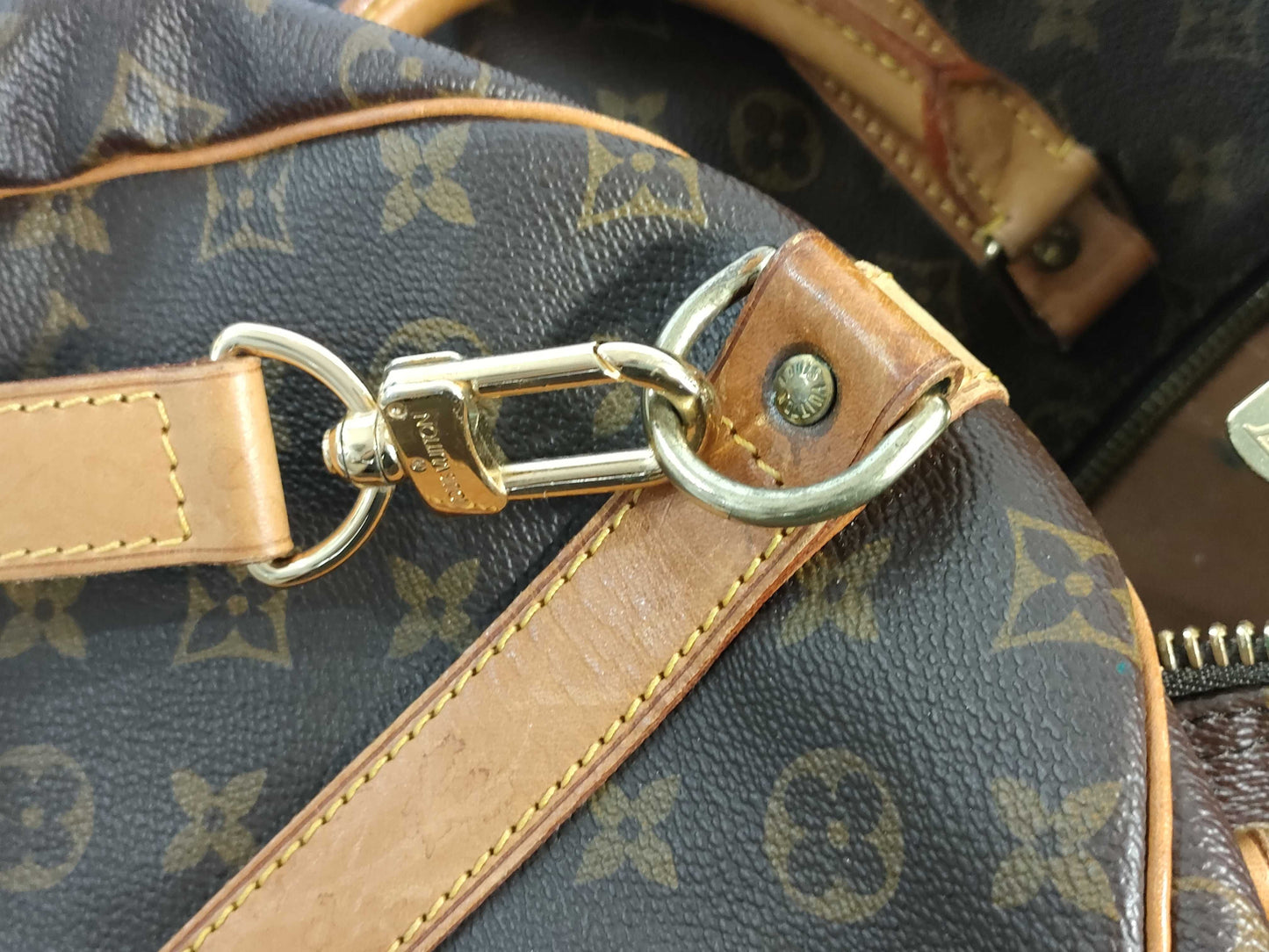LOUIS VUITTON RFID Unavailable VI0933 Monogram Keepall Bandouliere 50 Boston Bag