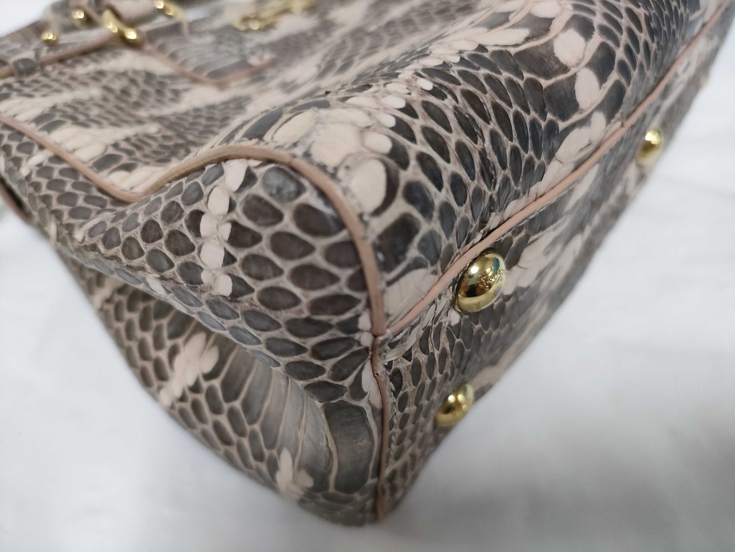 Salvatore Ferragamo Python 2-way handbag