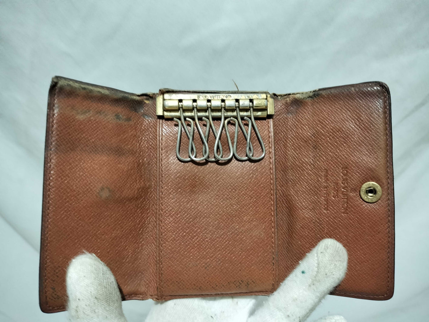 LOUIS VUITTON Monogram Wallet and Key Case