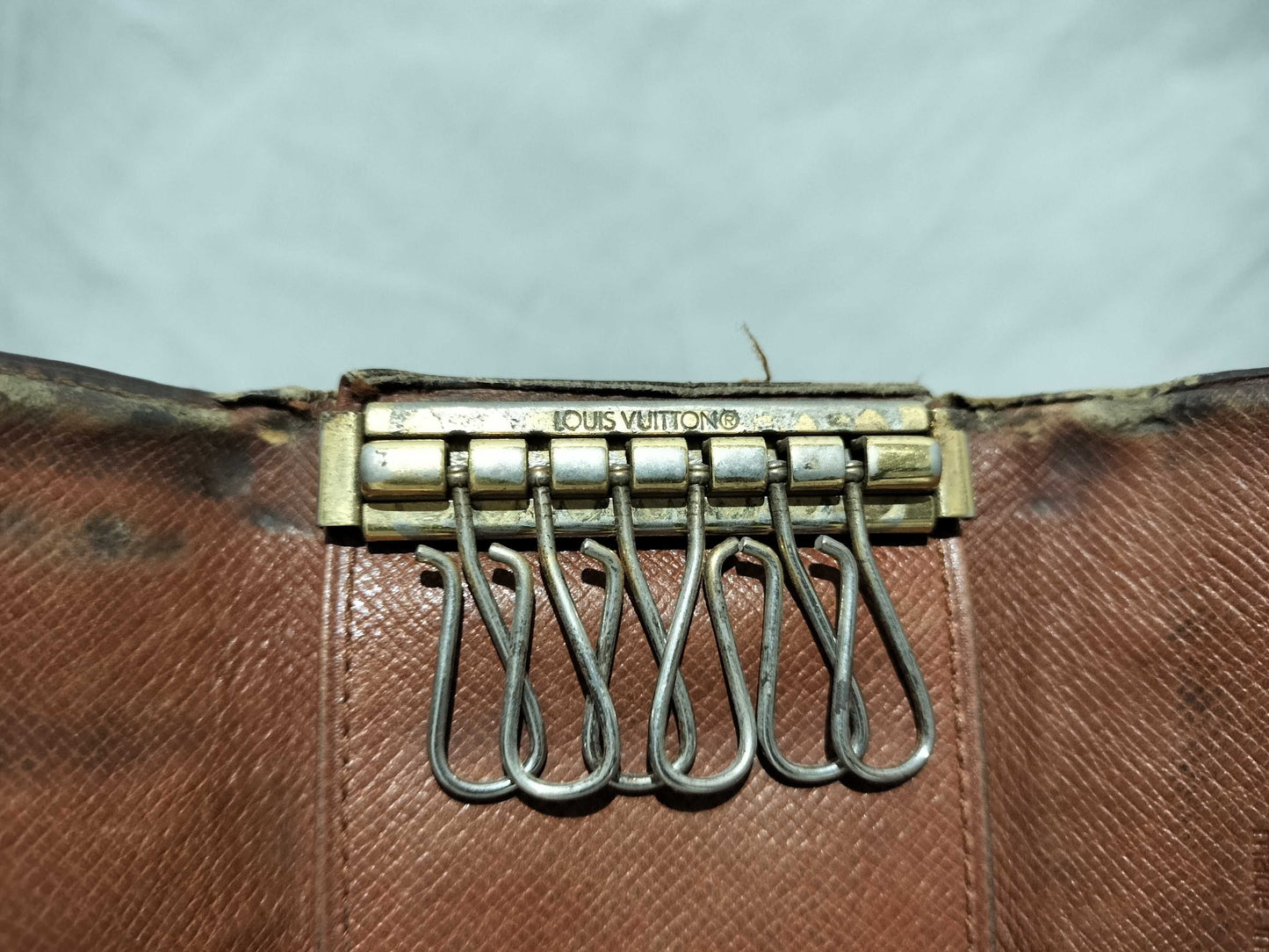 LOUIS VUITTON Monogram Wallet and Key Case