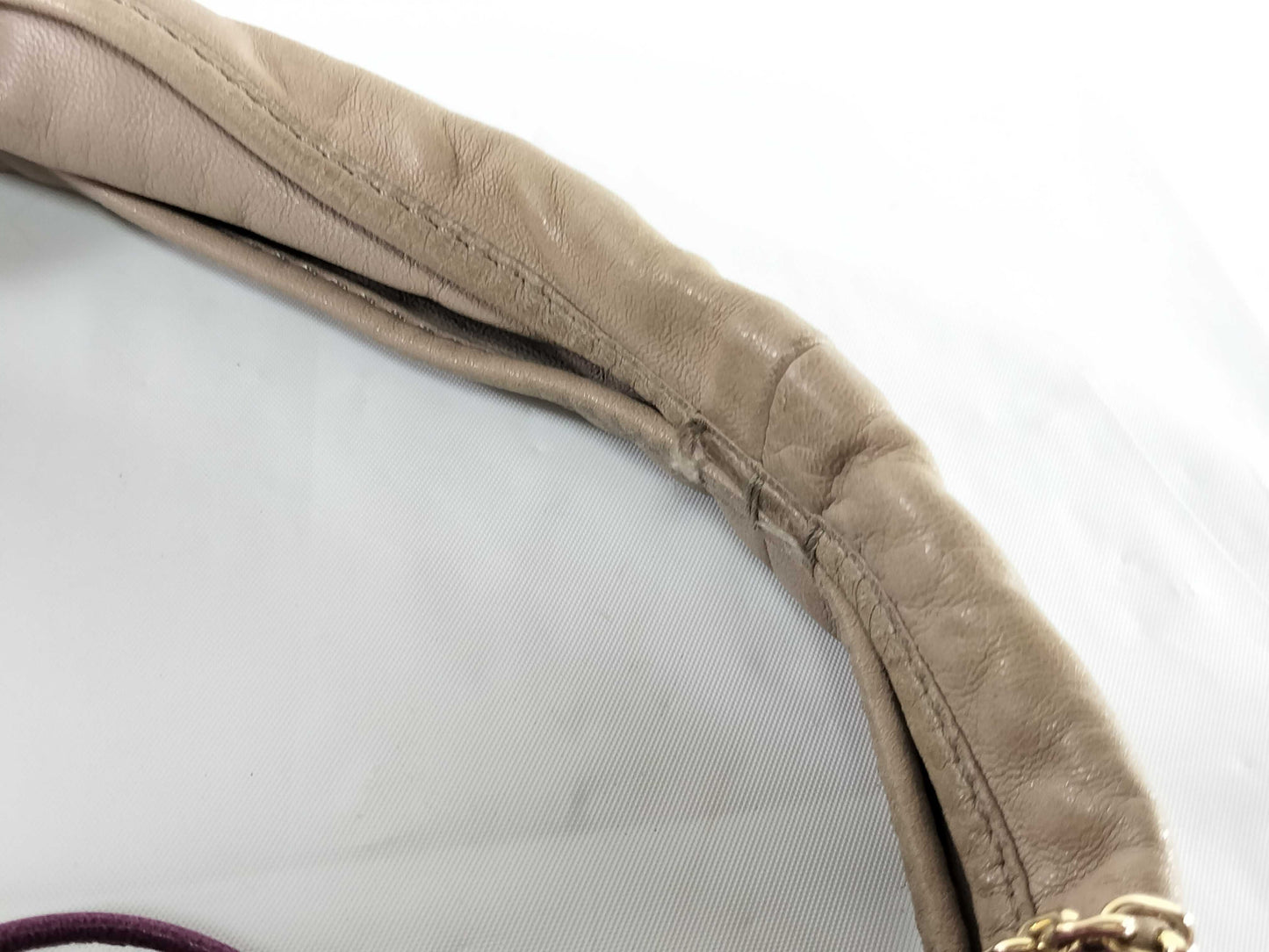 LOEWE Nappa Leather Handbag with Logo Fringe Charm