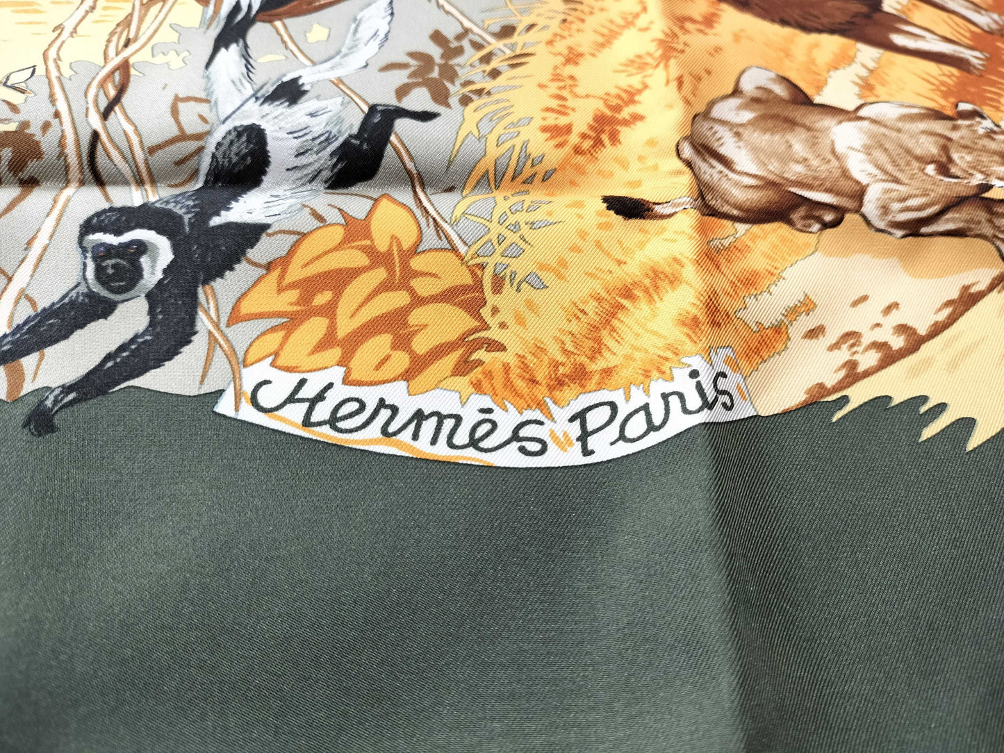 HERMES Carré 90/Africa/Scarf with tag