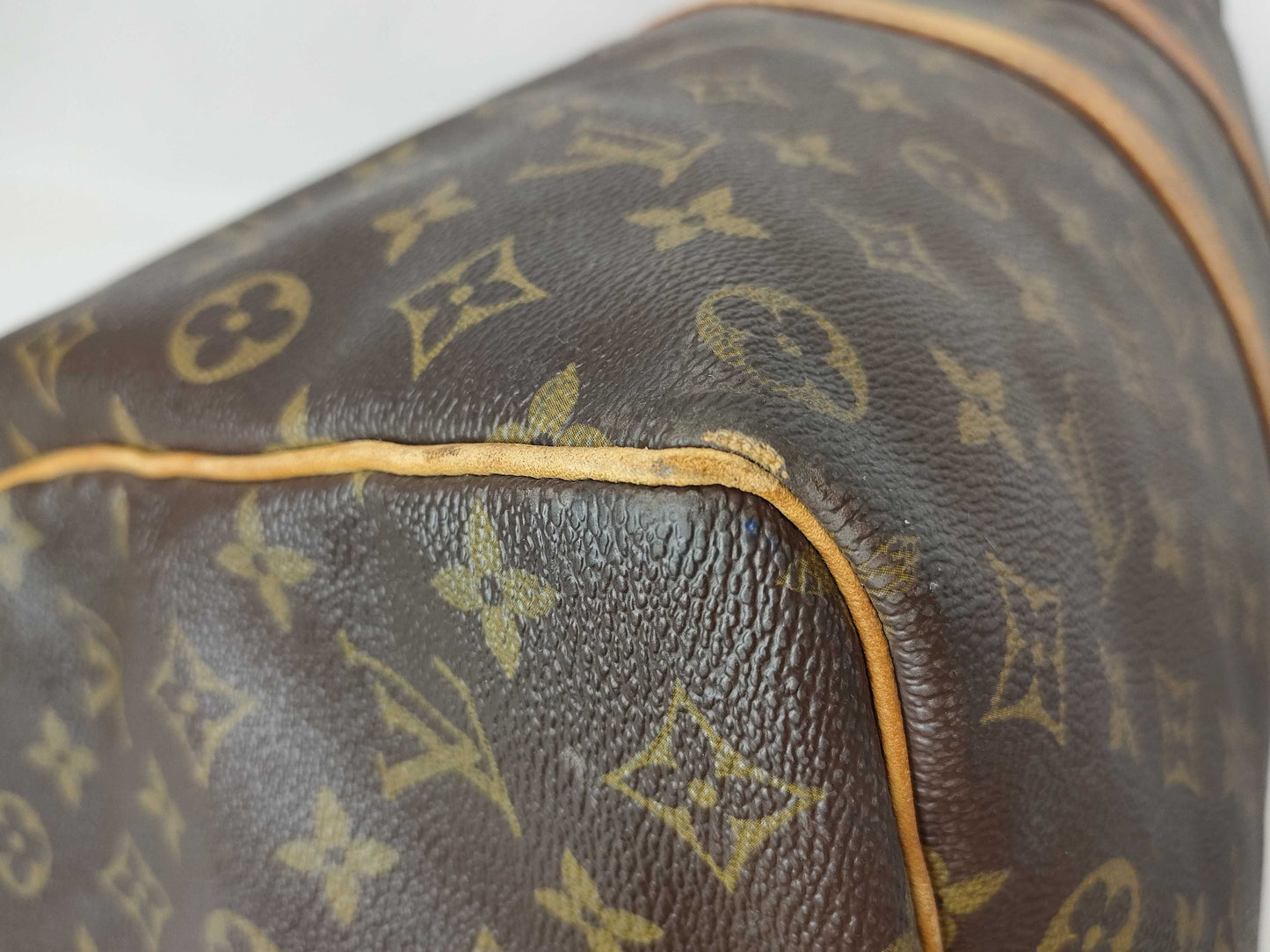 LOUIS VUITTON RFID verification failed. 832SD Monogram Keepall 50 Boston Bag.