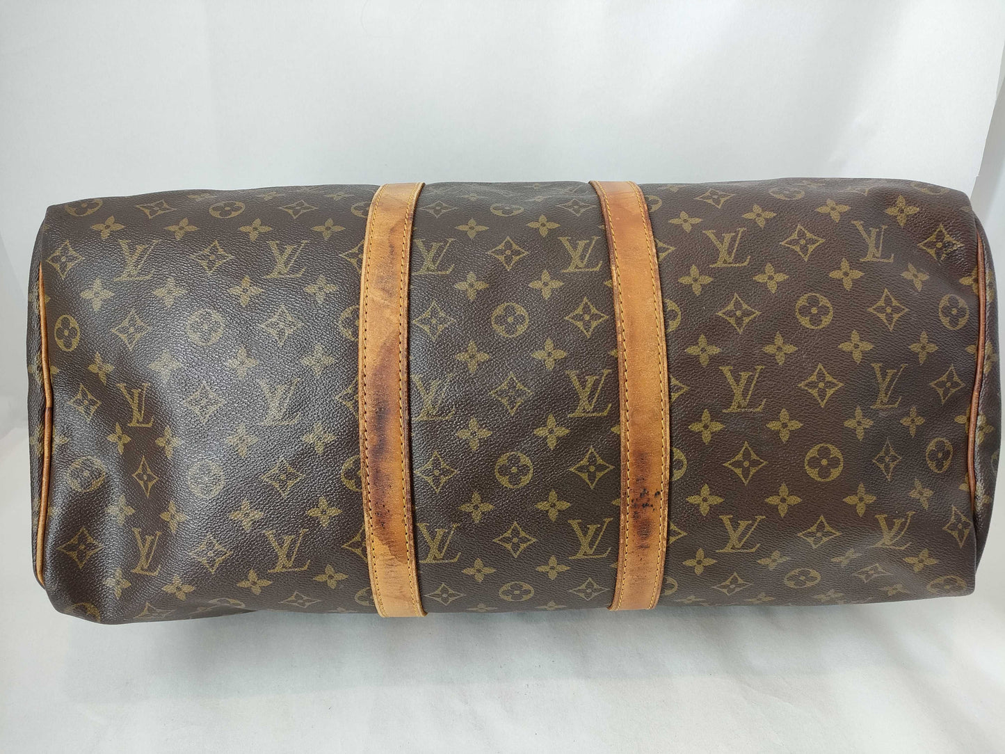 LOUIS VUITTON RFID verification failed. 832SD Monogram Keepall 50 Boston Bag.