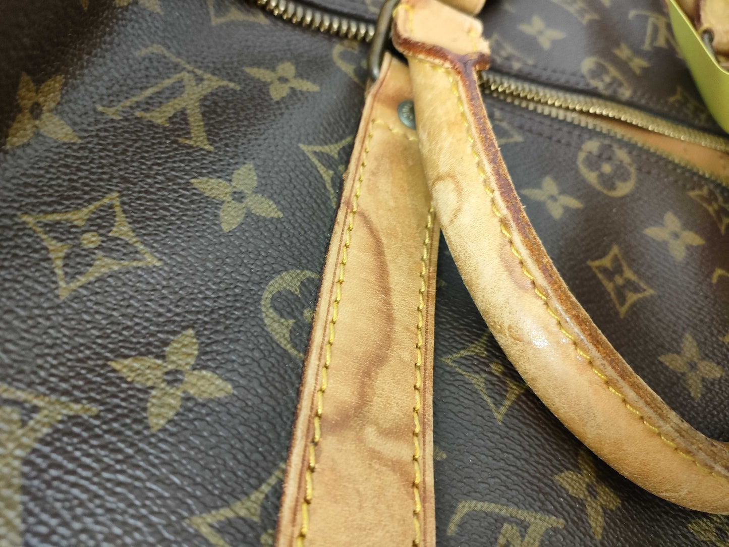 LOUIS VUITTON RFID verification failed. 832SD Monogram Keepall 50 Boston Bag.