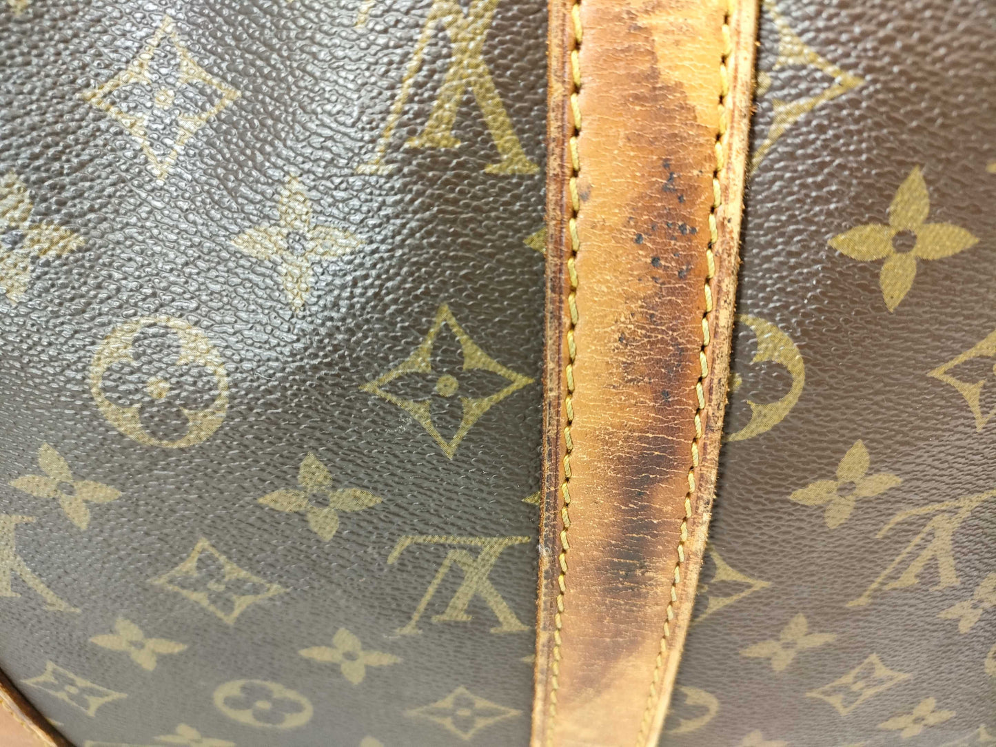 LOUIS VUITTON RFID verification failed. 832SD Monogram Keepall 50 Boston Bag.