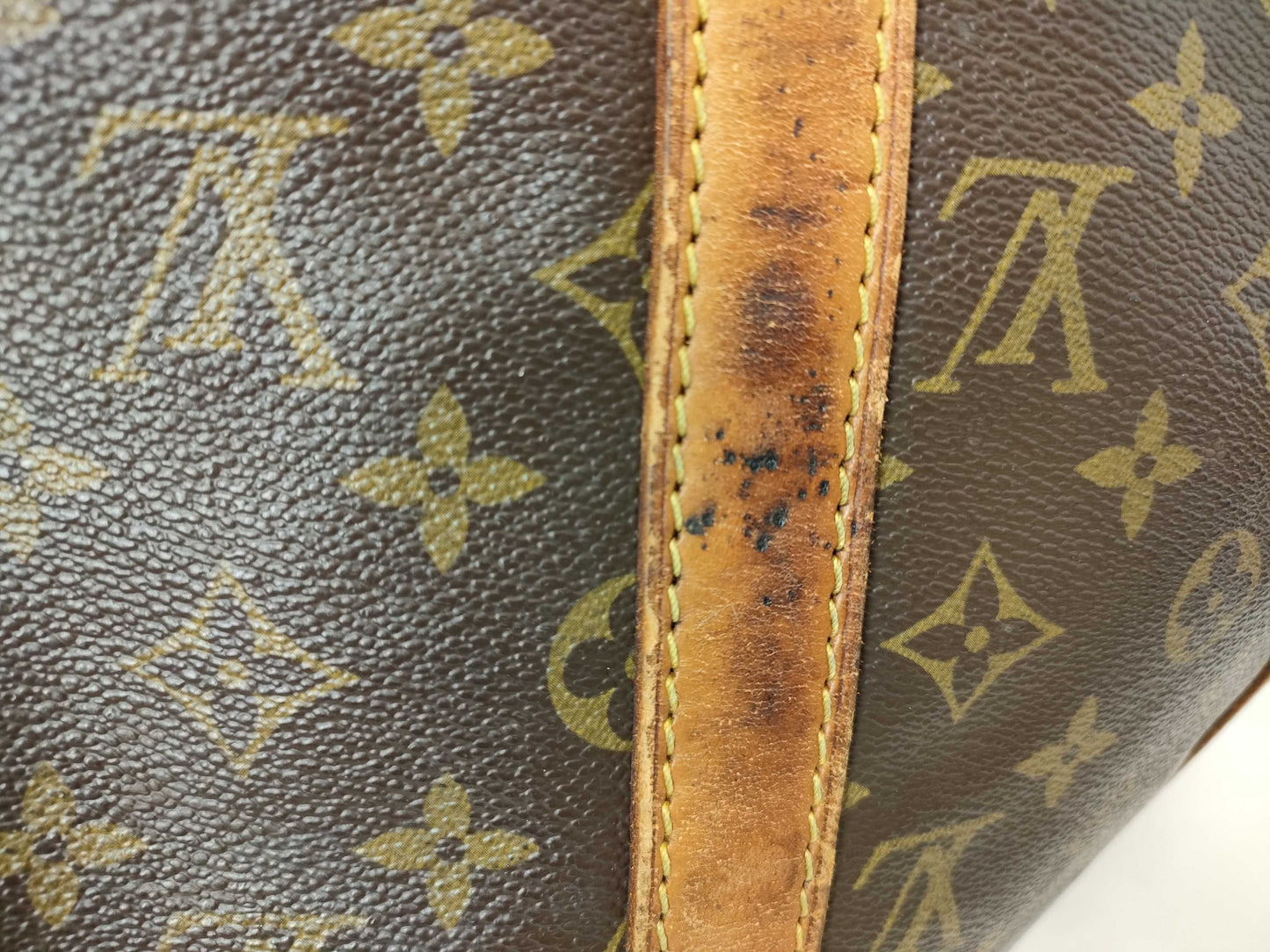 LOUIS VUITTON RFID verification failed. 832SD Monogram Keepall 50 Boston Bag.