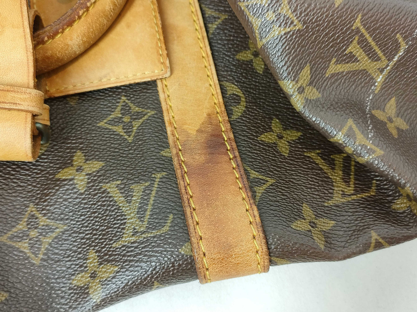 LOUIS VUITTON RFID verification failed. 832SD Monogram Keepall 50 Boston Bag.