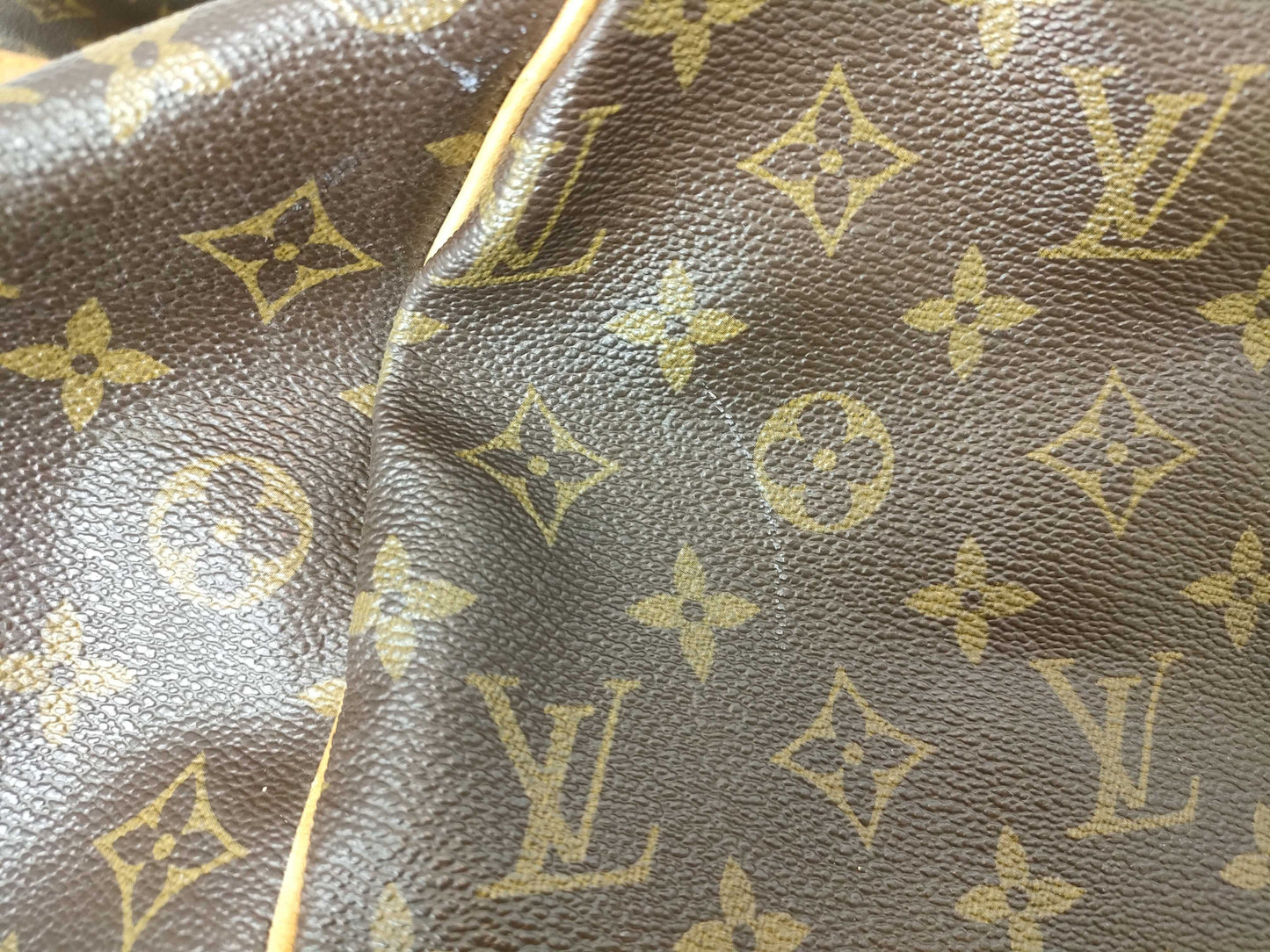 LOUIS VUITTON RFID verification failed. 832SD Monogram Keepall 50 Boston Bag.