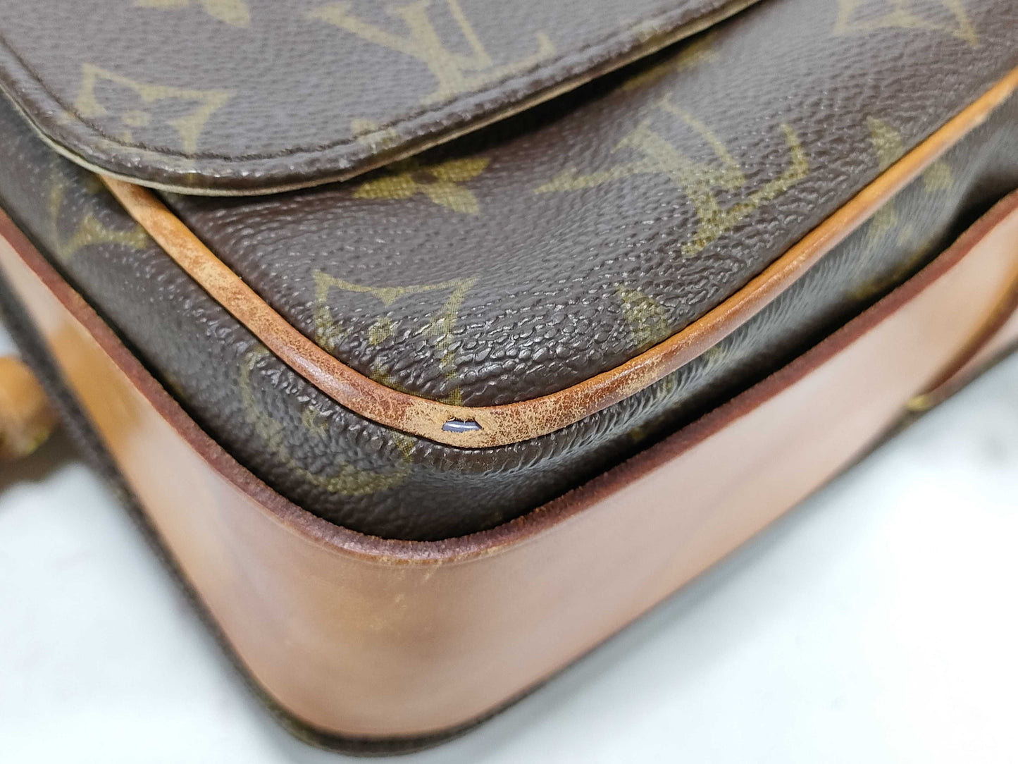 LOUIS VUITTON RFID Unverifiable 843 Monogram Cartesiere Shoulder Bag