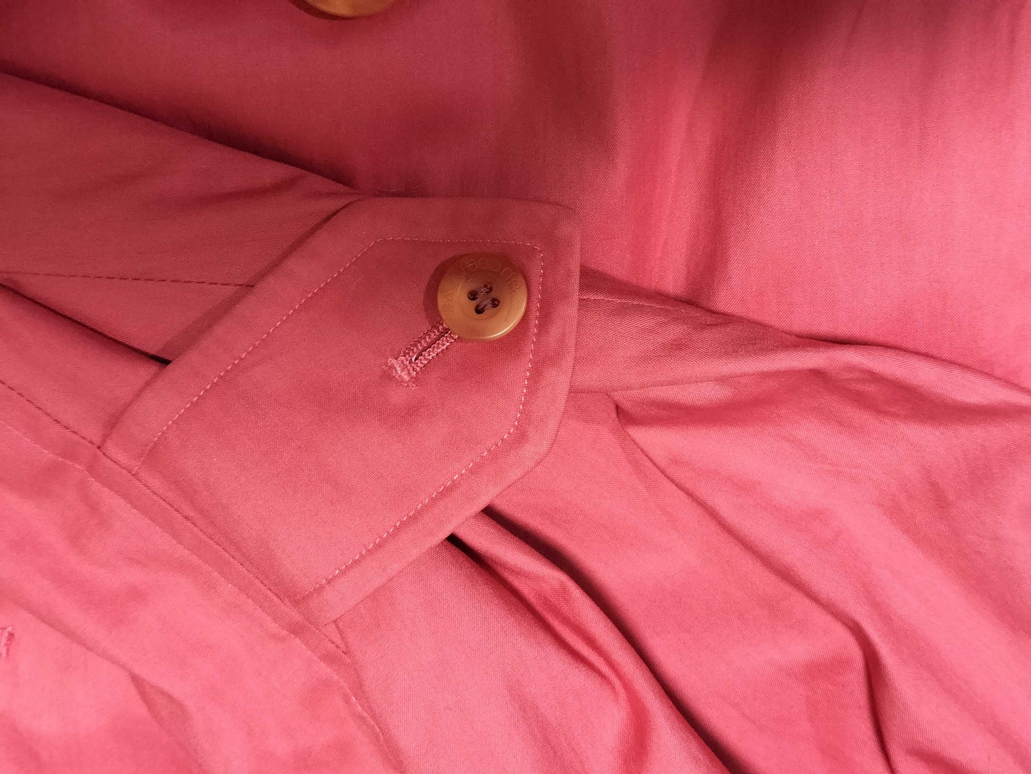 BURBERRY nylon trench coat pink coat