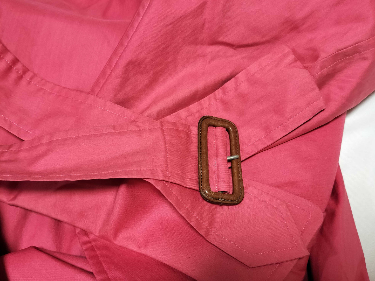 BURBERRY nylon trench coat pink coat