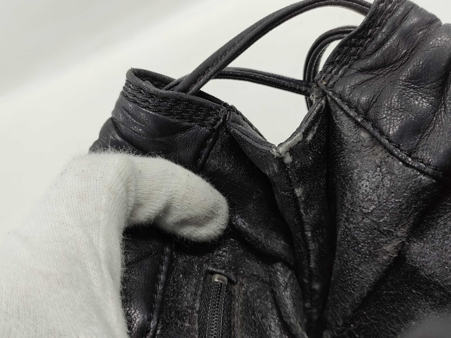 LOEWE Nappa Anagram Drawstring Shoulder Bag