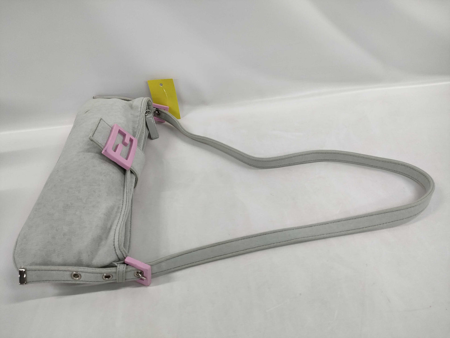 FENDI Mamma Cotton One-Shoulder Shoulder Bag with Tag