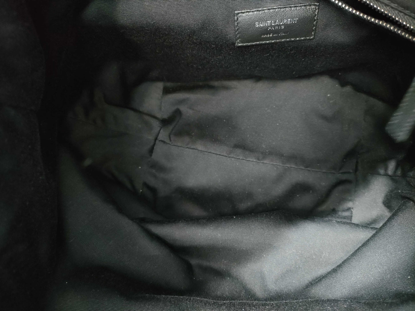Yves Saint Laurent Teddy Drawstring Chain Shoulder Bag