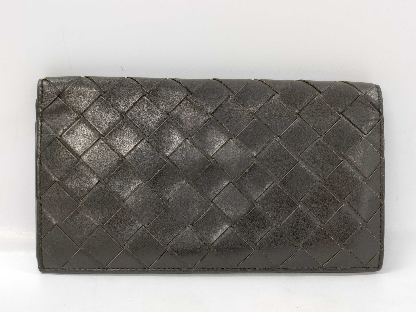BOTTEGA VENETA Intrecciato Bifold Long Wallet with Billfold