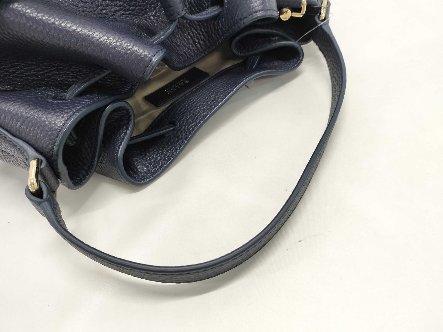 BALLY Leather Drawstring Shoulder Bag