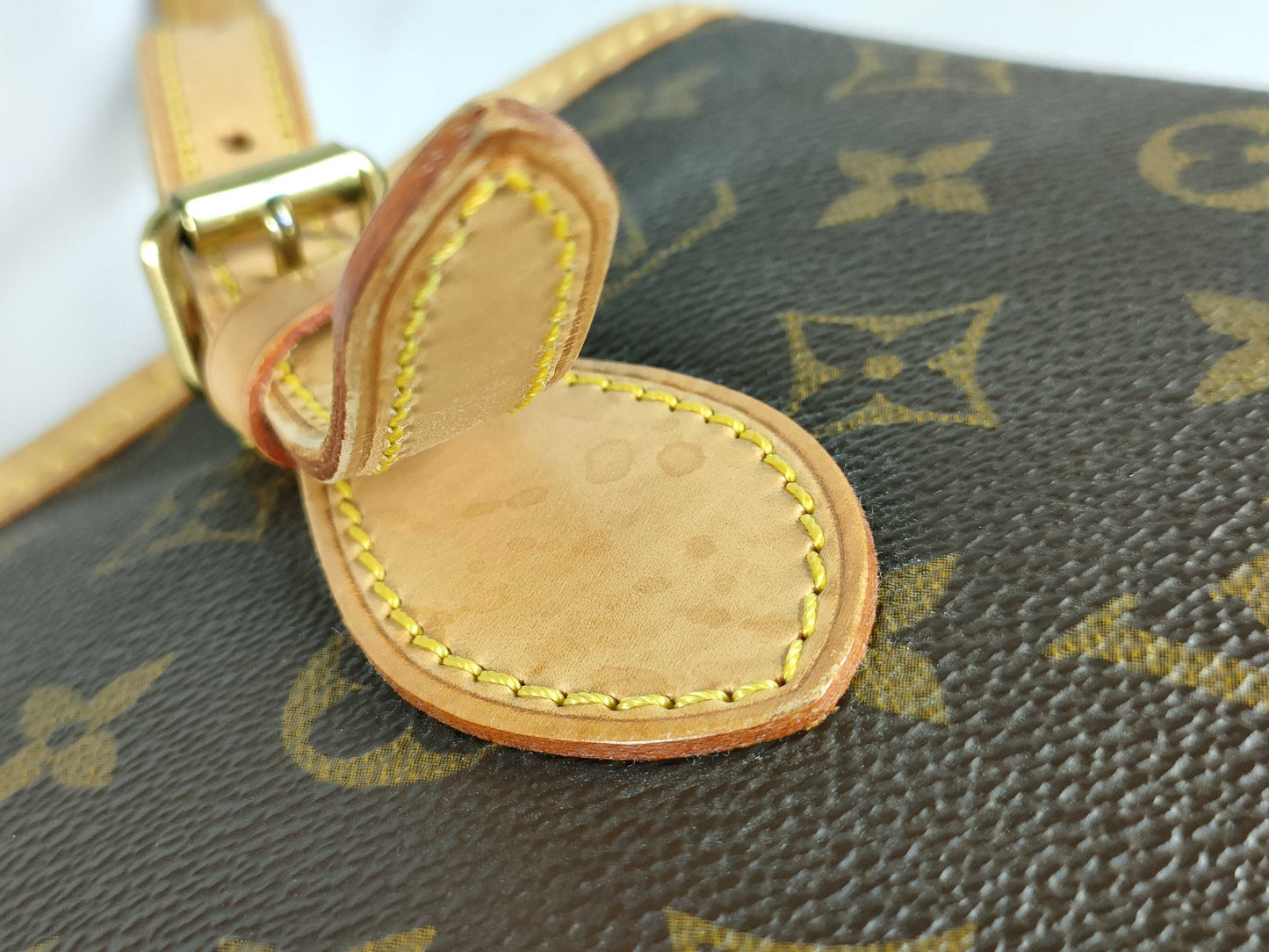 LOUIS VUITTON FL0061 Monogram M42238 Petit Bucket Tote Bag