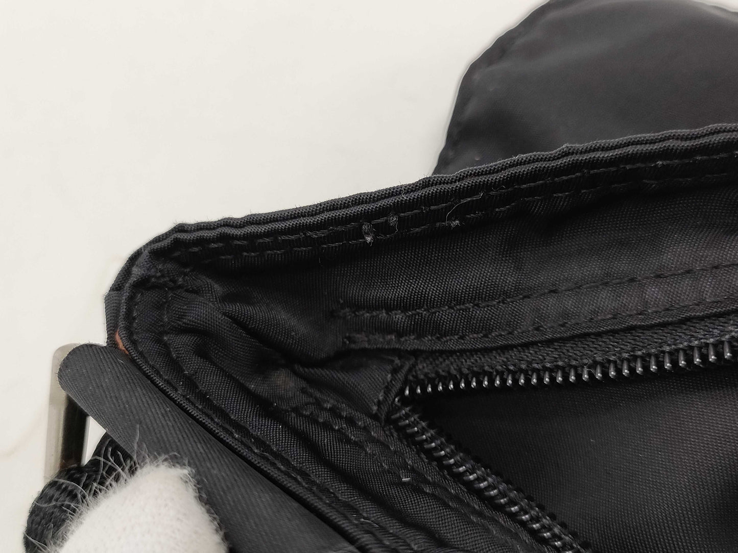 PRADA nylon shoulder bag