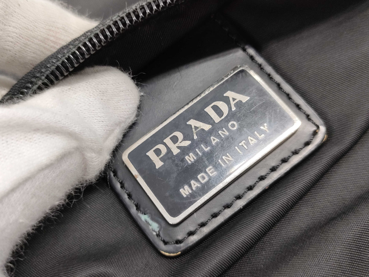 PRADA nylon shoulder bag