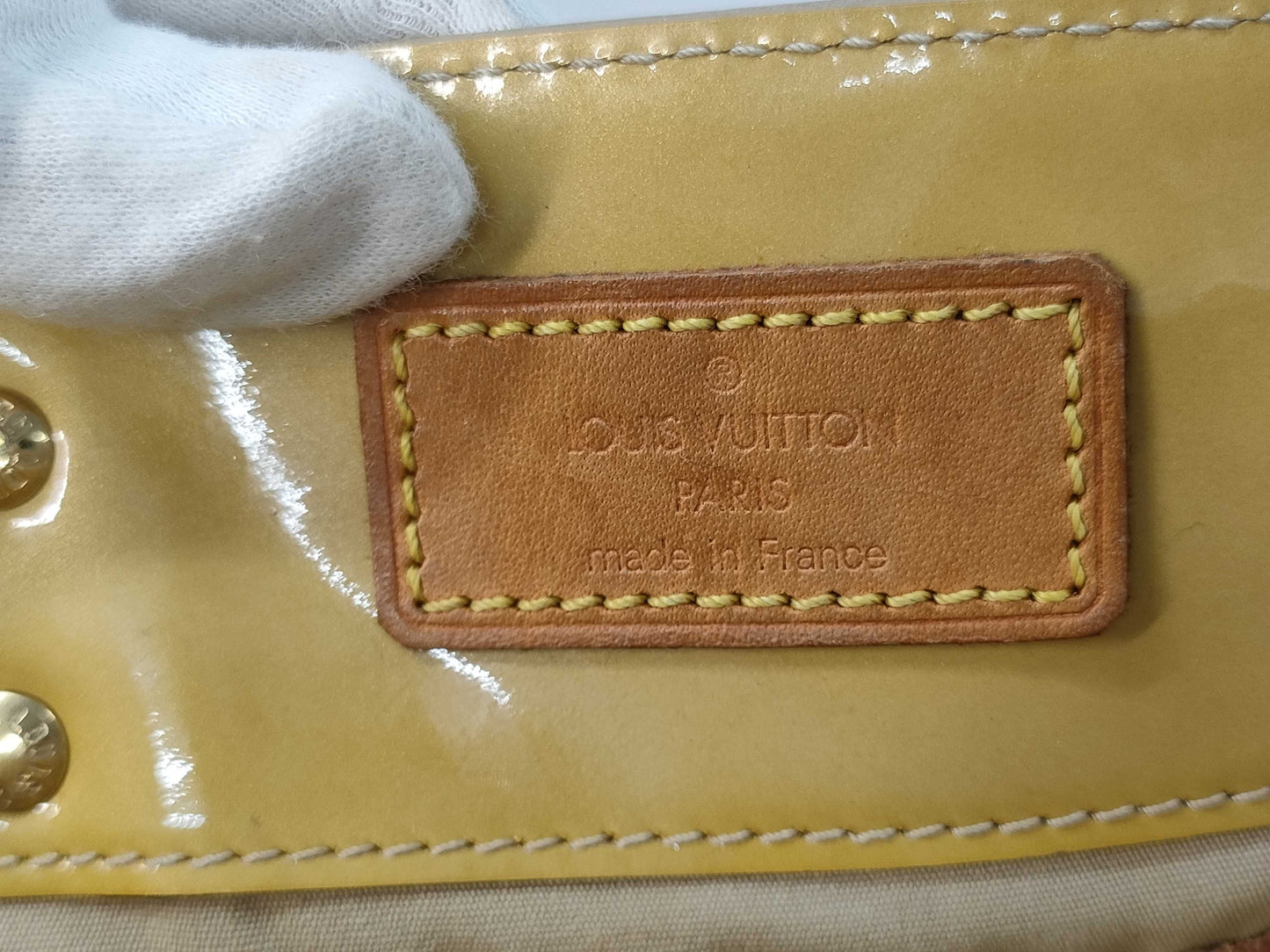 LOUIS VUITTON Vernis Lead PM Tote Bag