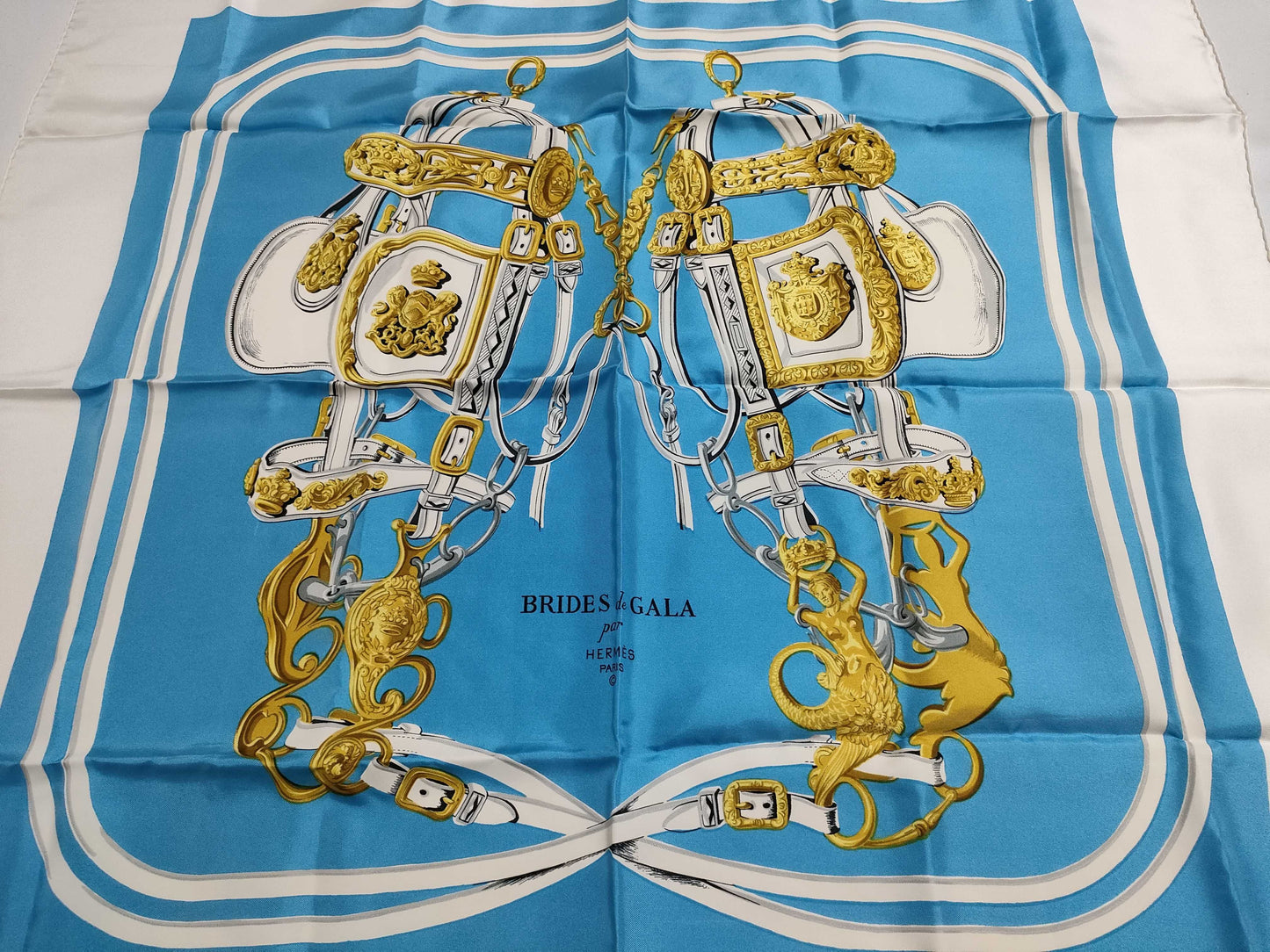 HERMES Carré BRIDE de GALA / Ceremonial Bridle Scarf