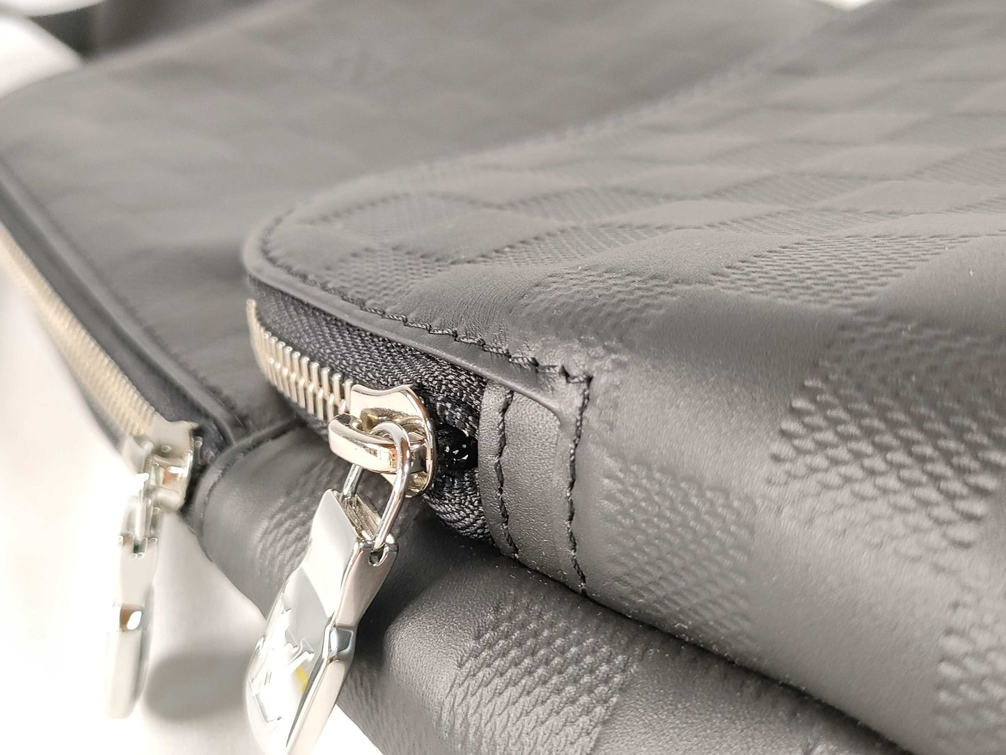 LOUIS VUITTON RFID Verified, Serial Unconfirmed, Damier Graphite N41720 Infini Avenue Sling Bag/Body Bag