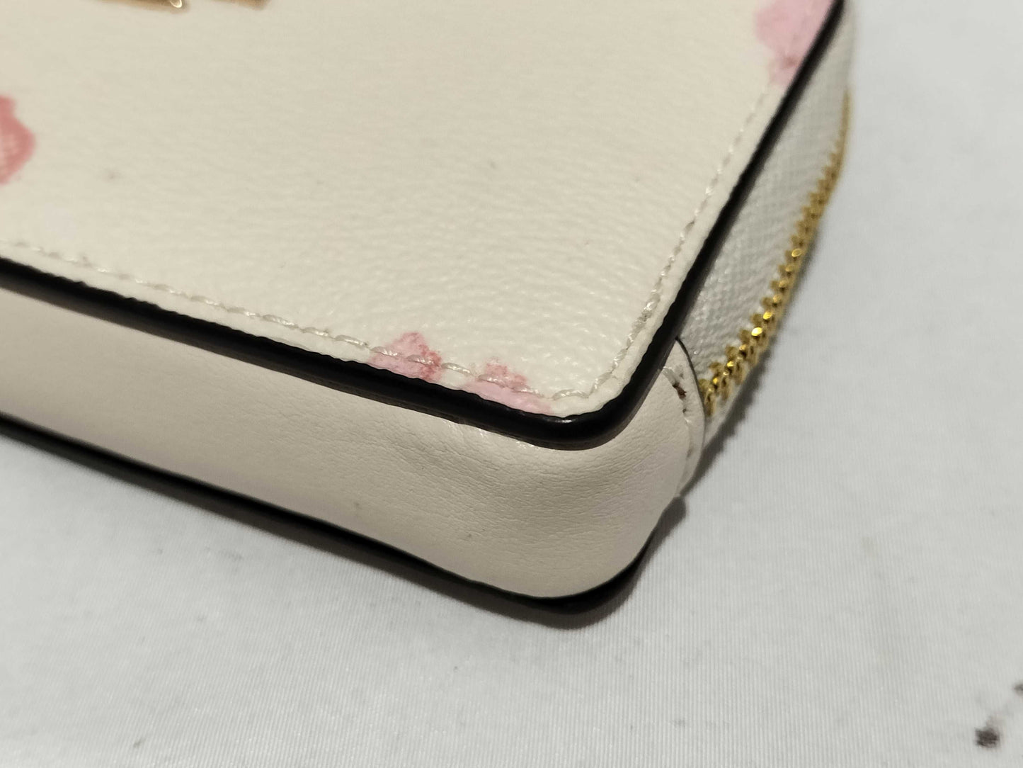 COACH Floral Print Fragment Case Coin Case